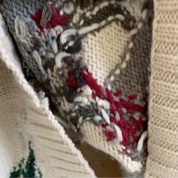 Vintage Ralph Lauren Chunky Hand Knit Turtleneck Sweater Size Small - Picture 3 of 11